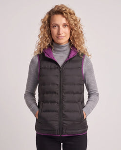 Lightweight Puffer Gilet with Contrast Lining