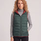 Lightweight Puffer Gilet with Contrast Lining