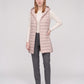 Long Sleeveless Quilted Hooded Gilet