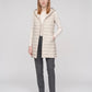 Long Sleeveless Quilted Hooded Gilet