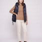 Quilted Puffer Gilet with Hood and Large Pockets