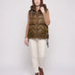 Quilted Puffer Gilet with Hood and Large Pockets