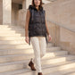 Quilted Puffer Gilet with Hood and Large Pockets