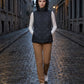 Short Quilted Hooded Puffer Gilet