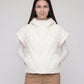 Short Quilted Hooded Puffer Gilet