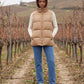 Thick Quilted Hooded Puffer Gilet with Zip