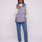 Thick Quilted Hooded Puffer Gilet with Zip
