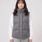 Marl Wool-Look Quilted Puffer Gilet