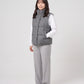 Marl Wool-Look Quilted Puffer Gilet