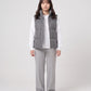 Marl Wool-Look Quilted Puffer Gilet