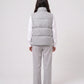 Marl Wool-Look Quilted Puffer Gilet