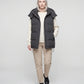 Oversized Puffer Gilet with Detachable Hood