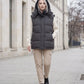 Oversized Puffer Gilet with Detachable Hood