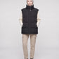 Oversized Puffer Gilet with Detachable Hood