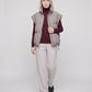 Short Quilted Puffer Gilet with Patch Pockets