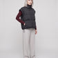 Short Quilted Puffer Gilet with Patch Pockets