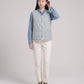 Sherpa-Lined Quilted Gilet with V-Neck