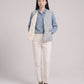 Sherpa-Lined Quilted Gilet with V-Neck