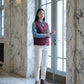 Sherpa-Lined Quilted Gilet with V-Neck