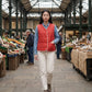 Sherpa-Lined Quilted Gilet with V-Neck