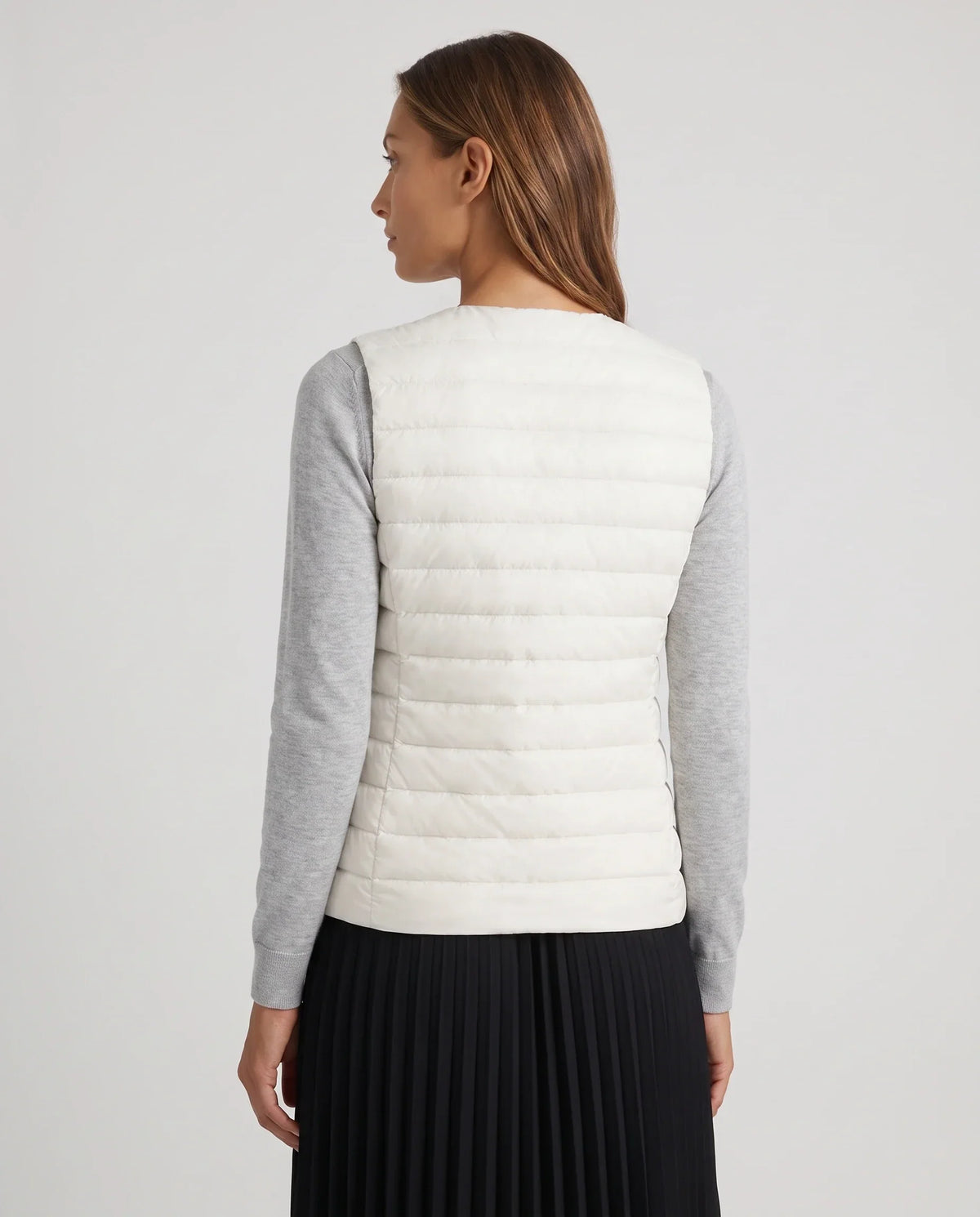 Lightweight Puffer Gilet with Convertible Collar