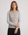 Lightweight Puffer Gilet with Convertible Collar
