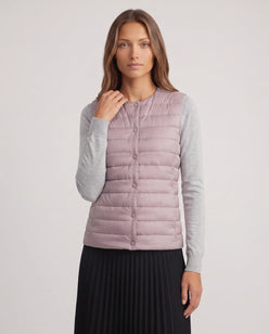 Lightweight Puffer Gilet with Convertible Collar