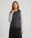 Lightweight Puffer Gilet with Convertible Collar