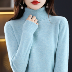 Cashmere-Feel Effortless Roll Neck Jumper