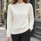 Wool-Blend Mock Neck Jumper