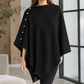 Padbury Buttoned Poncho