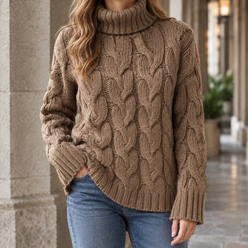 Tactile Cable Knit Jumper