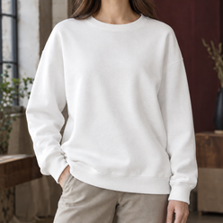 Relaxed Dropped Shoulder Sweatshirt