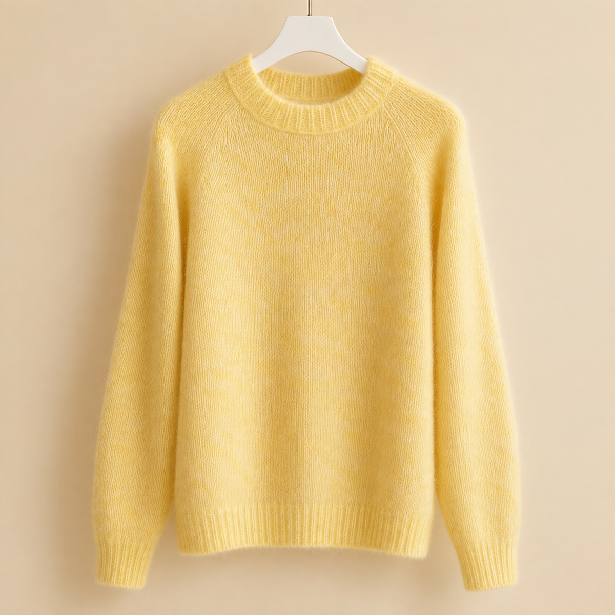 Brushed Soft Knit Jumper, Hazy Surface