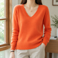 Easy Relaxed V-Neck Knit Jumper