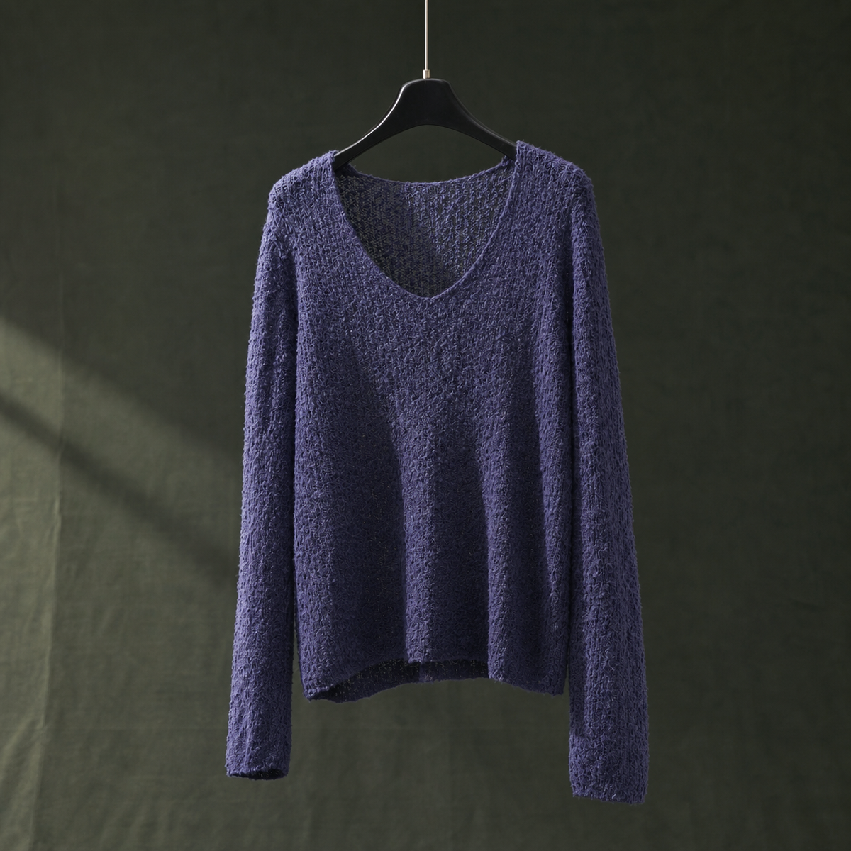 Open Knit Wool-Blend Jumper