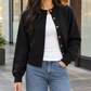 Round Neck Knitted Cardigan