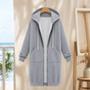 Longline Zip Hoodie