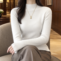 Cashmere-Feel Ribbed Jumper