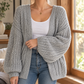Chunky Knit Relaxed Cardigan