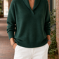 Generous Shawl Collar Jumper
