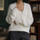 Plush Fuzzy Knit Cardigan