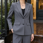 Blazer Polyester Tailored with Two Buttons and Three Front Pockets
