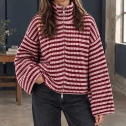 Wool-Blend Ribbed Jumper
