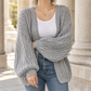 Chunky Knit Open-Front Cardigan