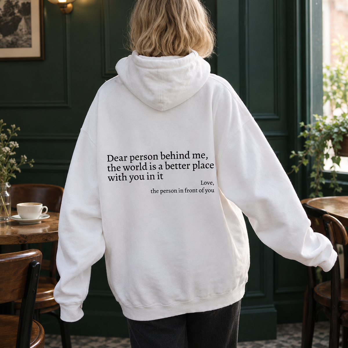 Message Back Hoodie