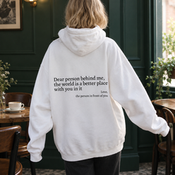 Message Back Hoodie