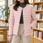 Down Jacket Nylon Lightweight with White Duck Down and Snap Front