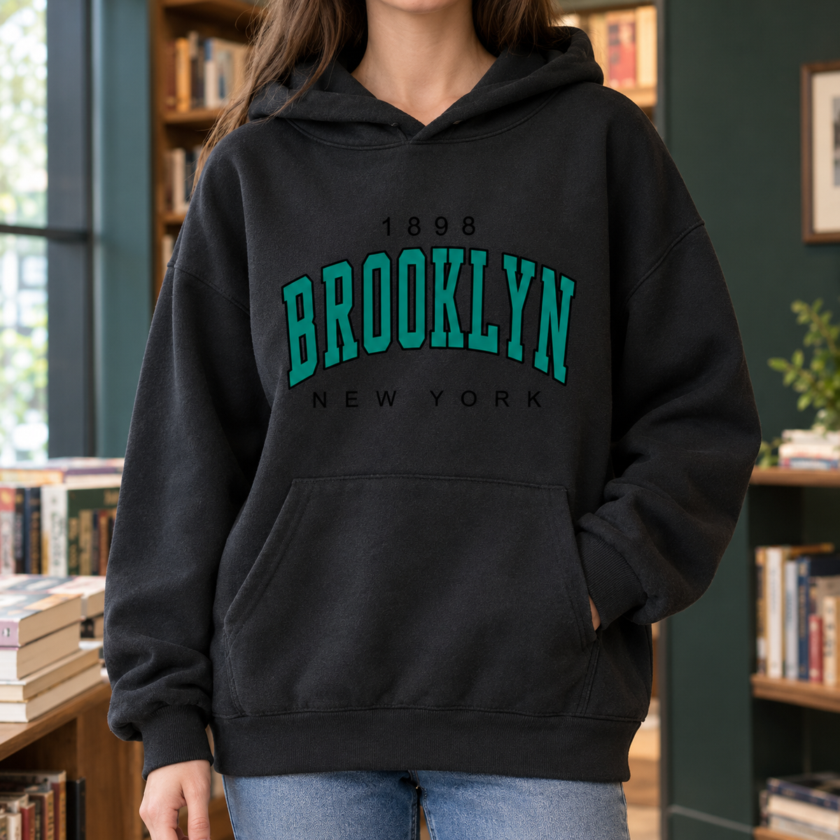 Brooklyn Graphic Pullover Hoodie