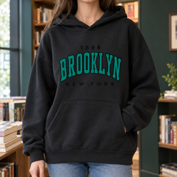 Brooklyn Graphic Pullover Hoodie